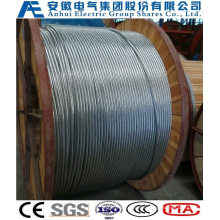 7no. 7AWG, Concentric-Lay-Stranded Aluminum-Clad Steel Conductors, as Wire